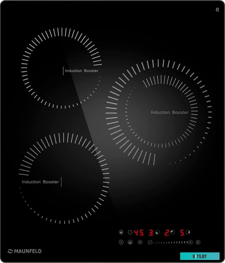 CVI453STBKC Индукционная варочная панель/ Индукционная варочная панель, 45 см, сенсорное управление, таймер, автоматическое выключение, цвет: черный