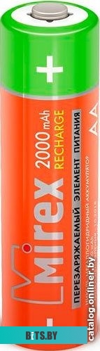 Батарейки Mirex AA 2000mAh 2 шт HR6-20-E2
