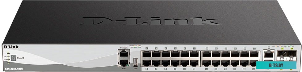 Управляемый коммутатор 3-го уровня D-Link DGS-3130-30TS/B1A