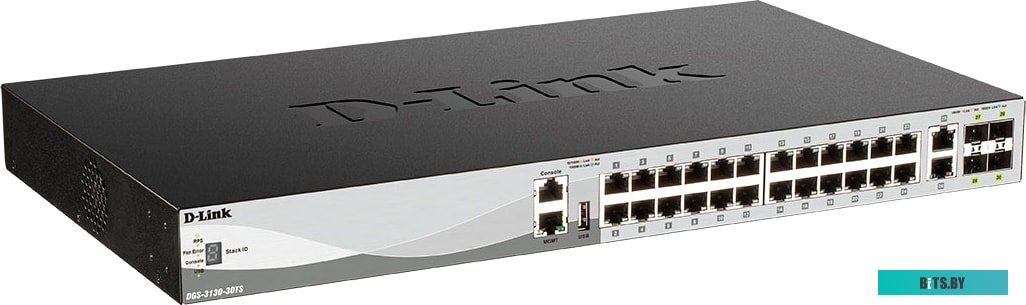 Управляемый коммутатор 3-го уровня D-Link DGS-3130-30TS/B1A