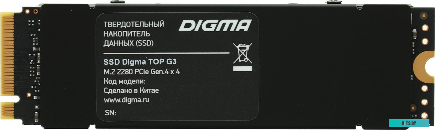 Твердотельный накопитель Digma Top G3 DGST4001TG33T.