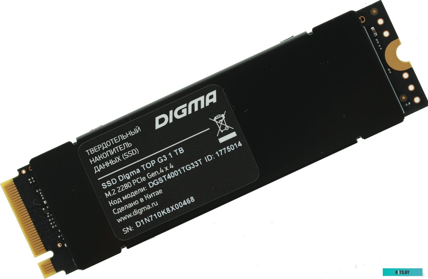 Твердотельный накопитель Digma Top G3 DGST4001TG33T.