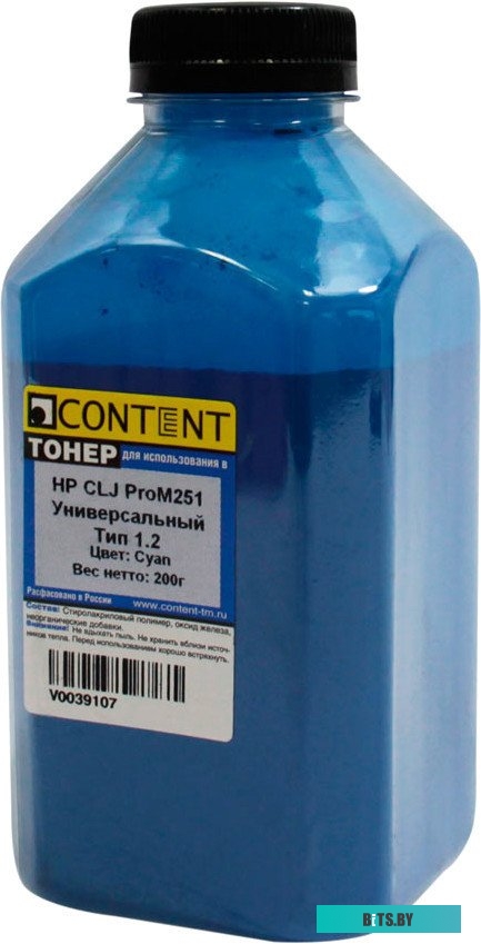 1010100418 Тонер Pantum CP1100/CM1100 (CTL-1100), Cyan, 65 г, банка, NetProduct