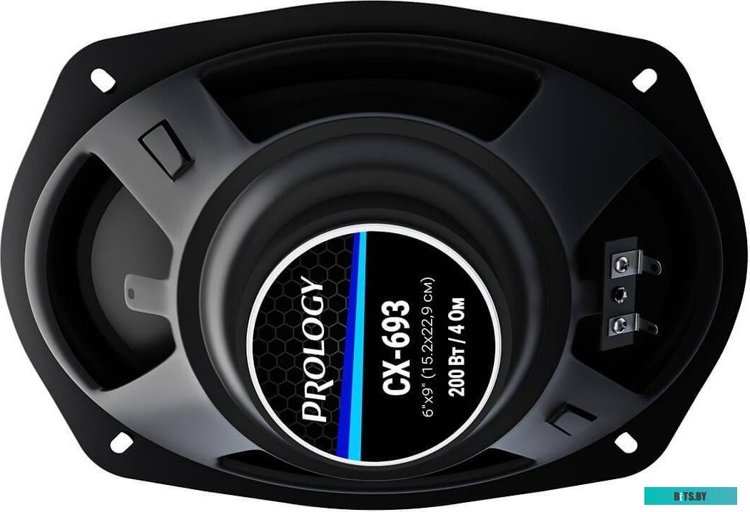 PRCX693 Колонки автомобильные Prology CX-693 200Вт 90дБ 4Ом 15x23см (6x9дюйм) (ком.:2кол.) коаксиальные трехполосные