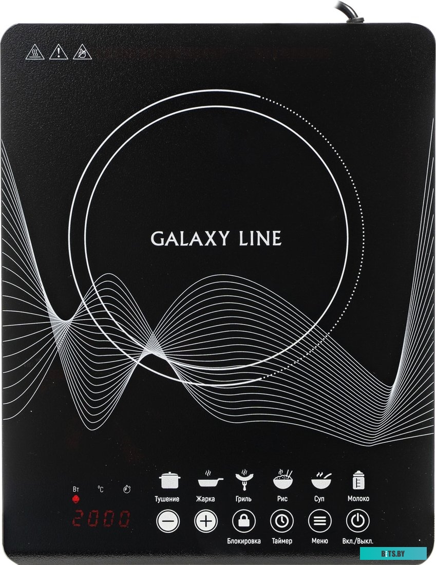 ГЛ3003Л Плита Электрическая Galaxy Line GL 3003 белый эмаль (настольная)