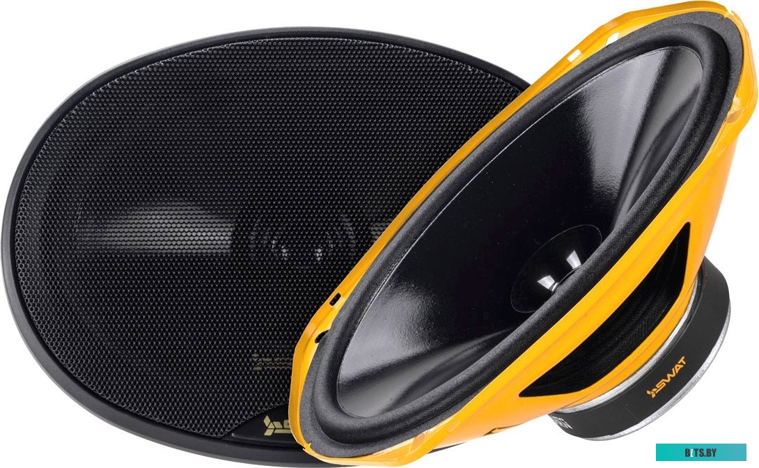 SWAT SP-H69V2 Колонки автомобильные Swat SP-H69v2 280Вт 93дБ 4Ом 15x23см (6x9дюйм) (ком.:2кол.) широкополосные однополосные