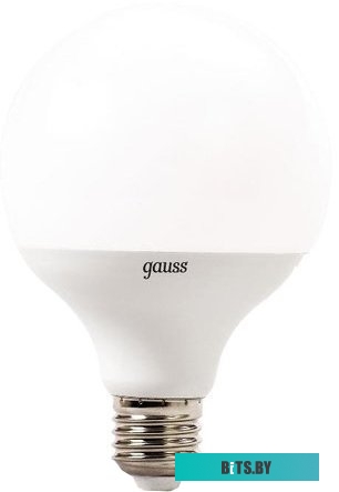 105102216 Лампа светодиодная Gauss G95 16Вт цок.:E27 шар 220B 4100K св.свеч.бел.нейт. (упак.:1шт) (105102216)