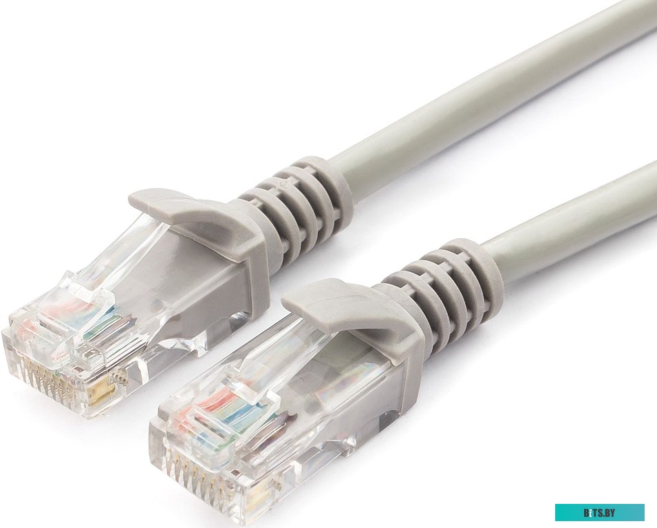 Гарнизон PC-UTP-5e-1 кат.5e, Патч-корд UTP 1м, литой, многожильный (серый)