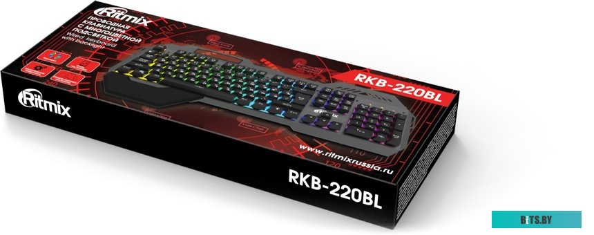 Клавиатура Ritmix RKB-220BL