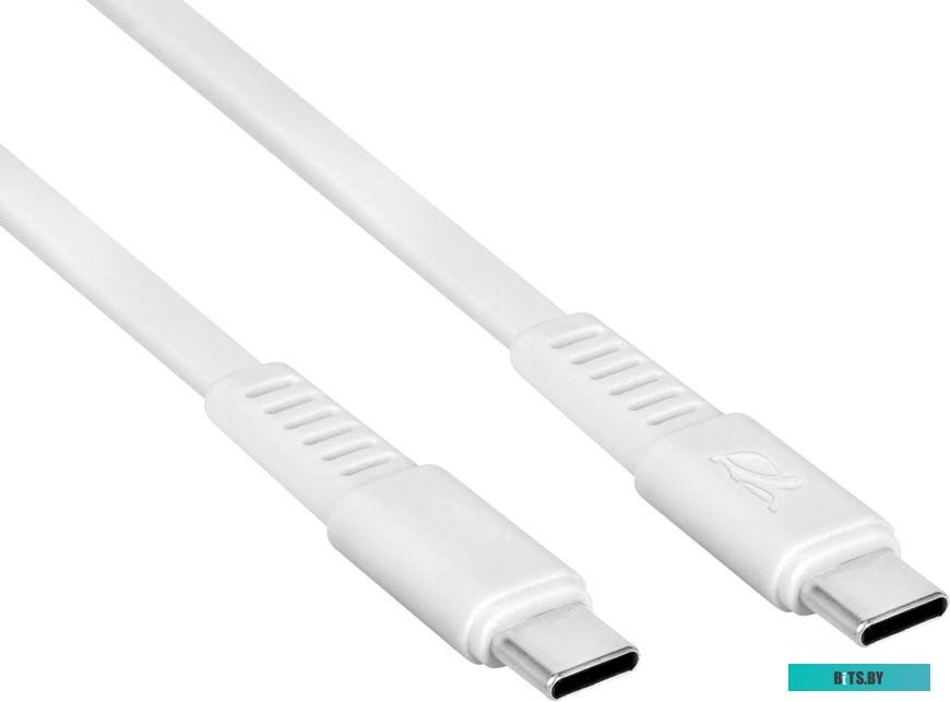 Кабель Rivacase Type-C Type-C PS6005 WT12 (1.2 м, белый) <4260403579534>