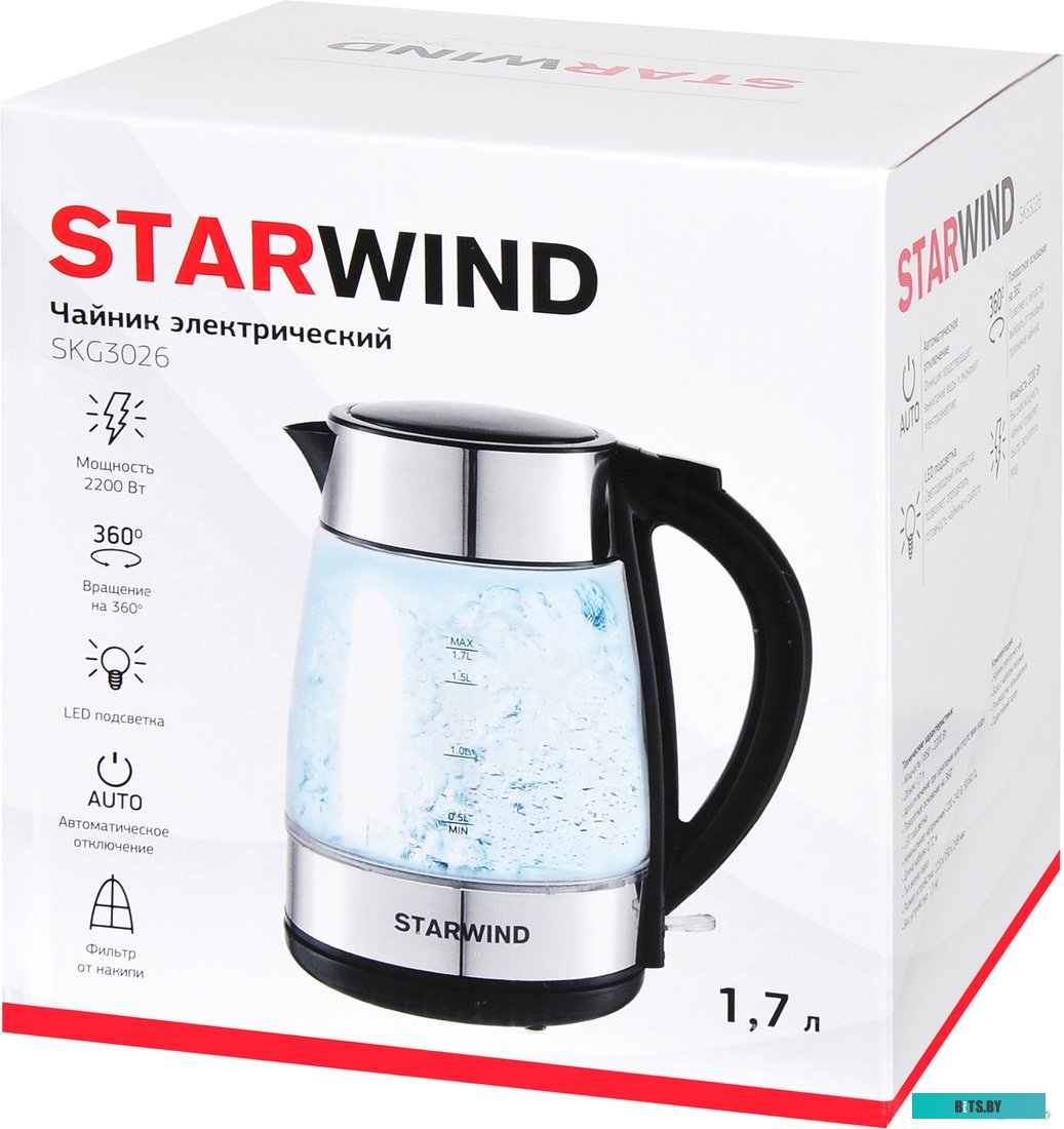 Электрический чайник StarWind SKG3026
