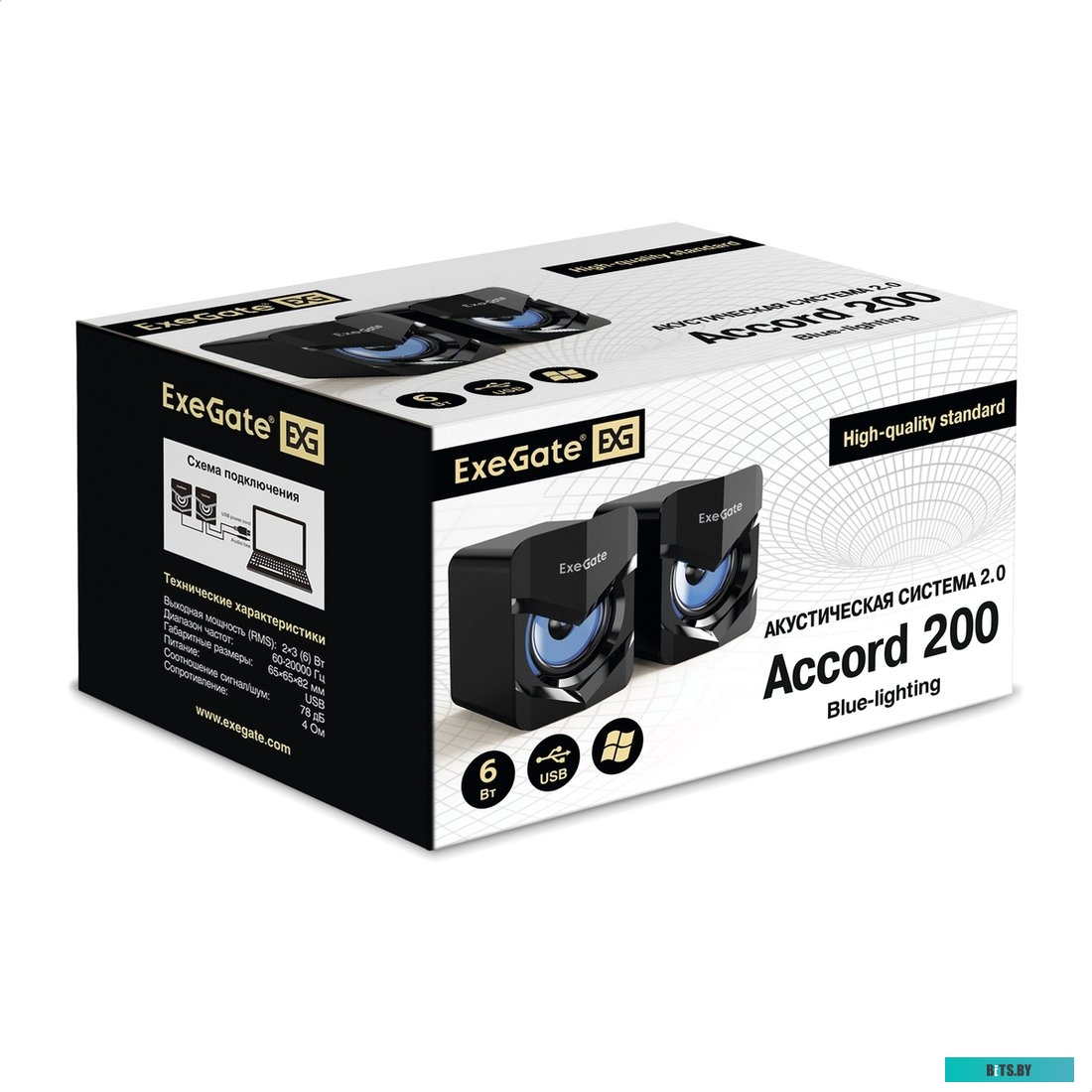 Компьютерные колонки ExeGate Accord 200 EX289685RUS
