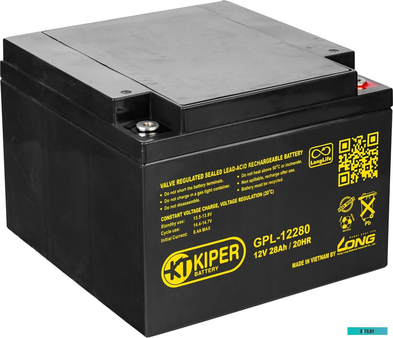 Аккумулятор для ИБП Kiper GPL-12280 (12В/28 А·ч) <8278>