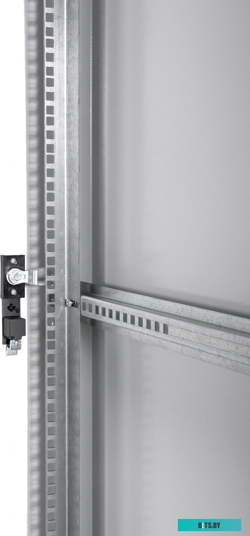 Шкаф телекоммуникационный напольный ЦМО ЭКОНОМ 42U 600×600, пер.дв.стекл, задн.дв.метал, серый <ШТК-Э-42.6.6-13АА>