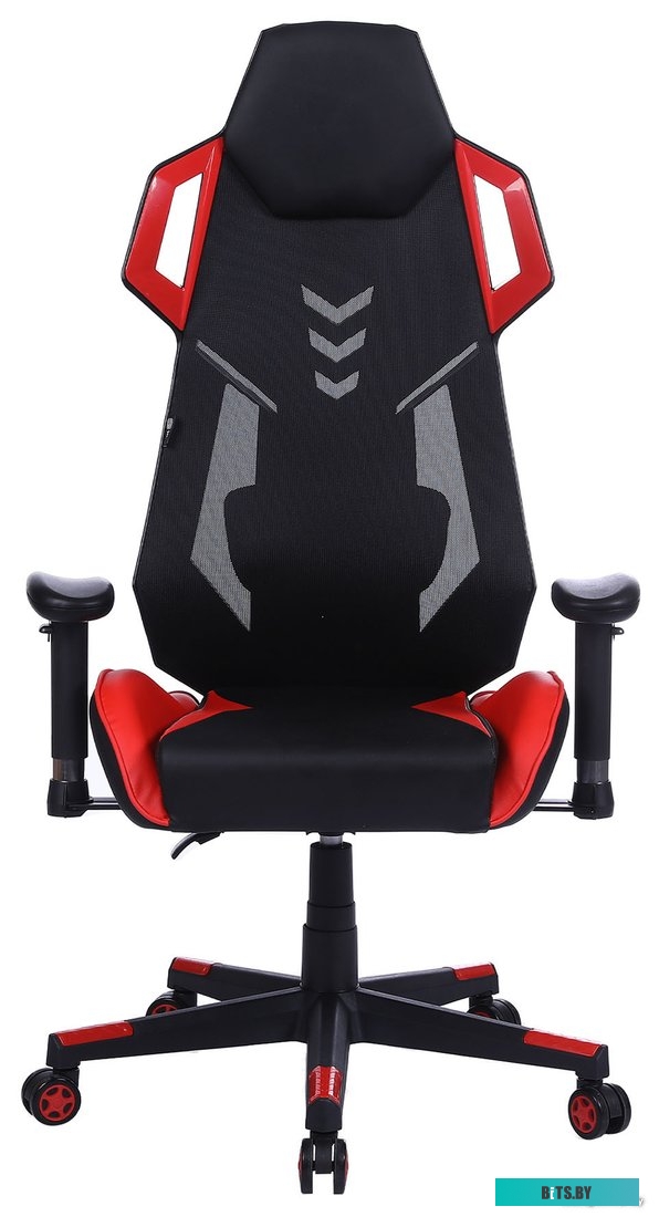 Кресло CACTUS CS-CHR-090BLR (черный/красный)