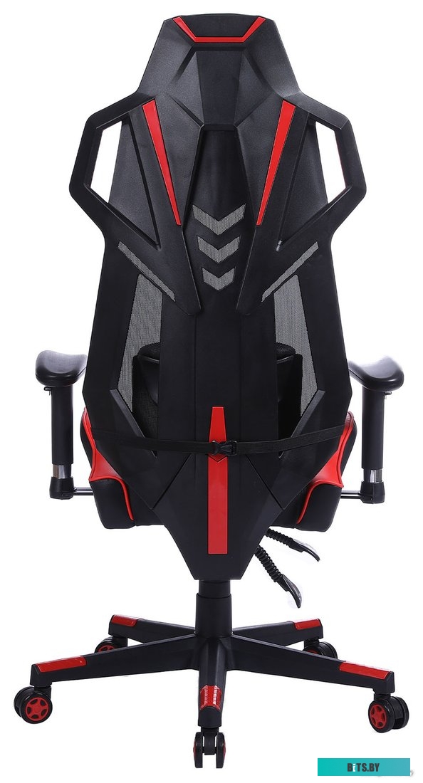 Кресло CACTUS CS-CHR-090BLR (черный/красный)