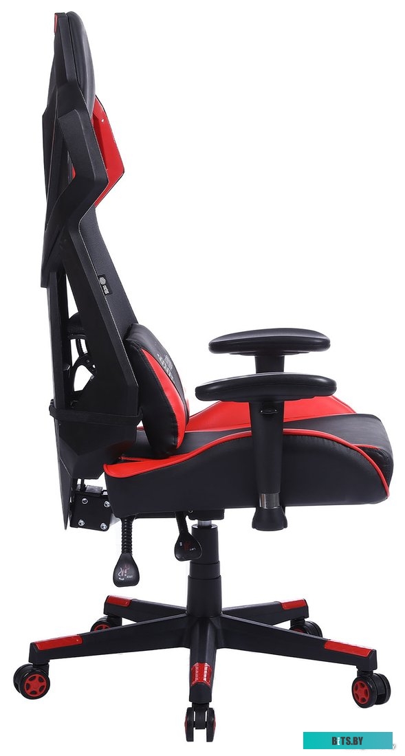 Кресло CACTUS CS-CHR-090BLR (черный/красный)