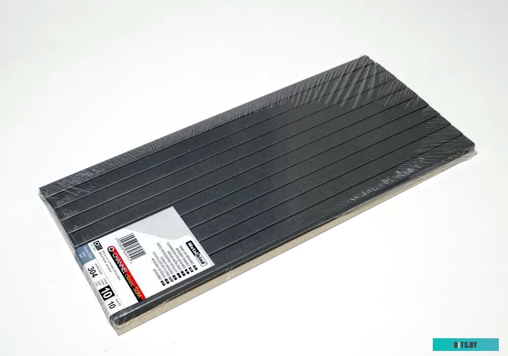 Металлический канал для переплета OPUS Classic Slim 304x10 мм OCHSLIM1030410SZA (10 шт, серый)
