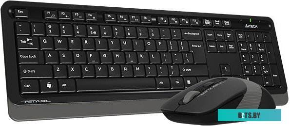 Комплект (клавиатура + мышь) A4Tech Fstyler FG1010 (черный/серый)
