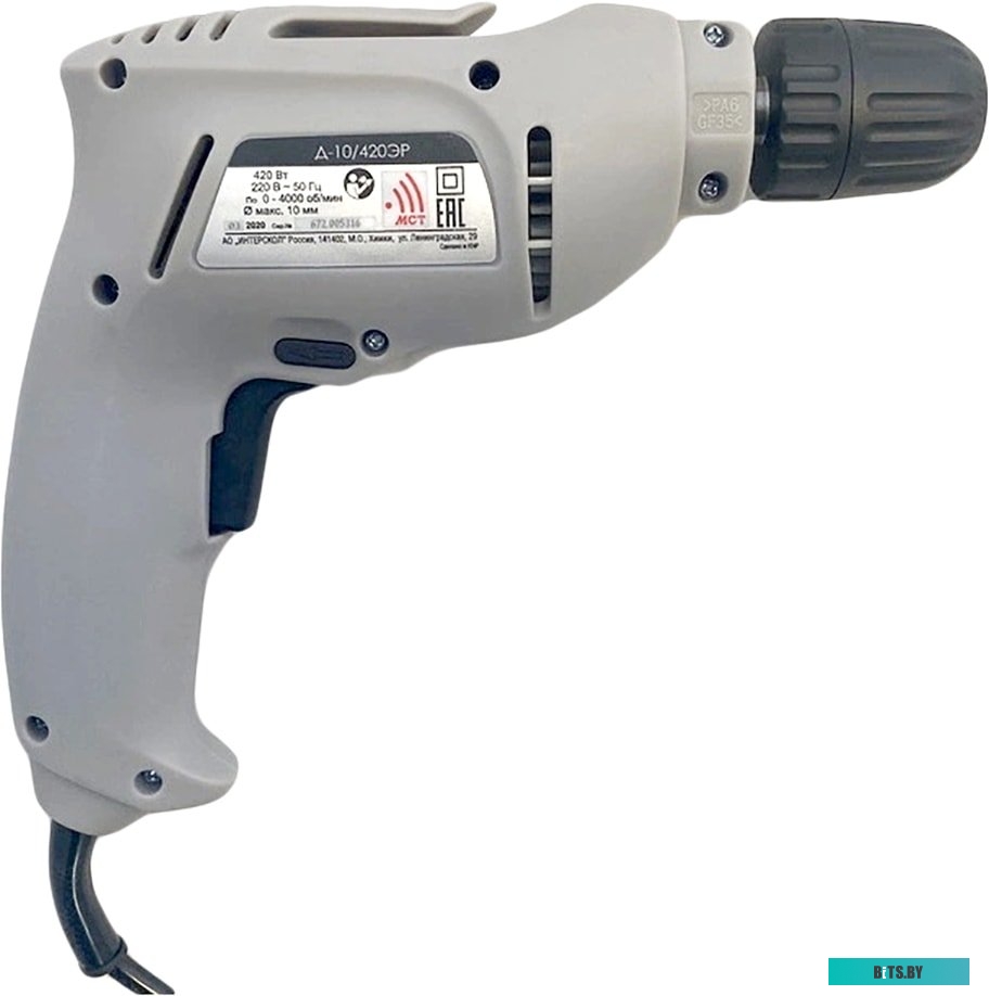 672.1.0.00 Дрель безударная ИНТЕРСКОЛ Д-10/420ЭР ПРОМО