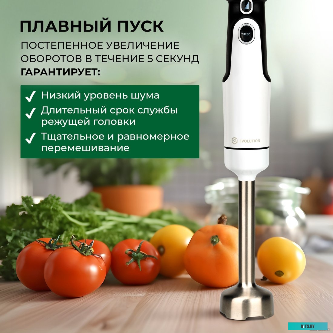 HBS-0651 Погружной блендер 5 в 1 EVOLUTION HBS-0651 Blue