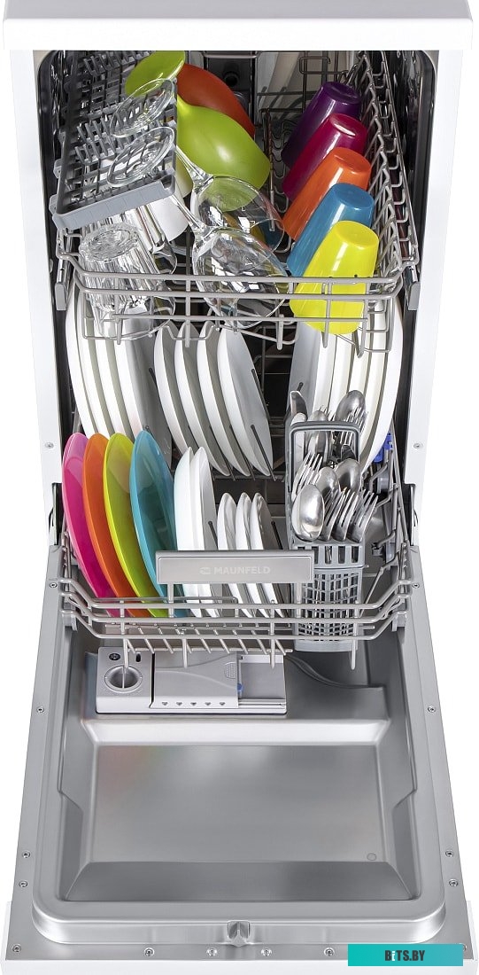УТ000010682 Посудомоечная машина MAUNFELD MWF08S,  узкая, напольная, 44.8см, загрузка 9 комплектов, белая [ут000010682]