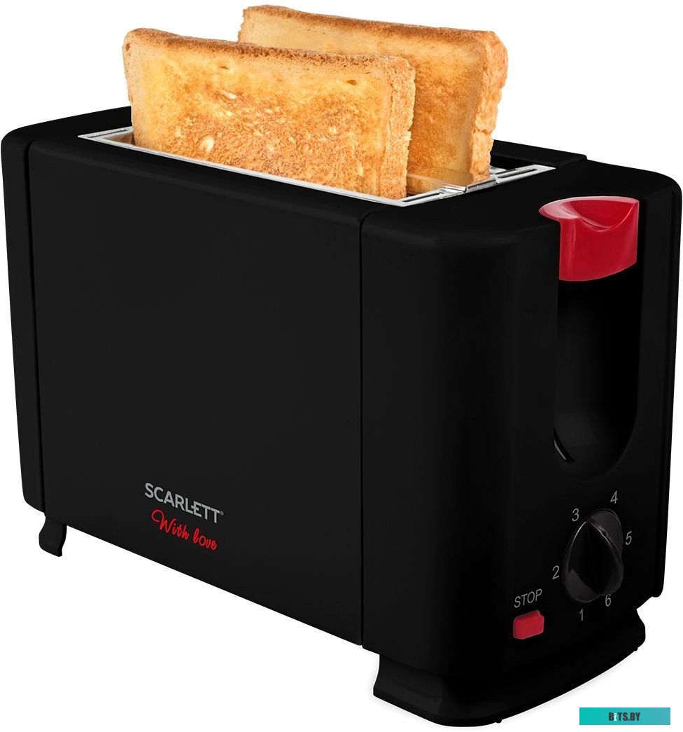SC-TM11034 Тостер WITH LOVE SC-TM11034 BLACK SCARLETT