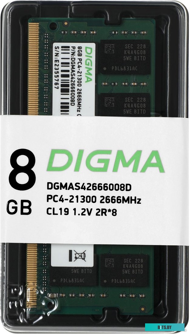 Оперативная память Digma DGMAS42666008D 1926155