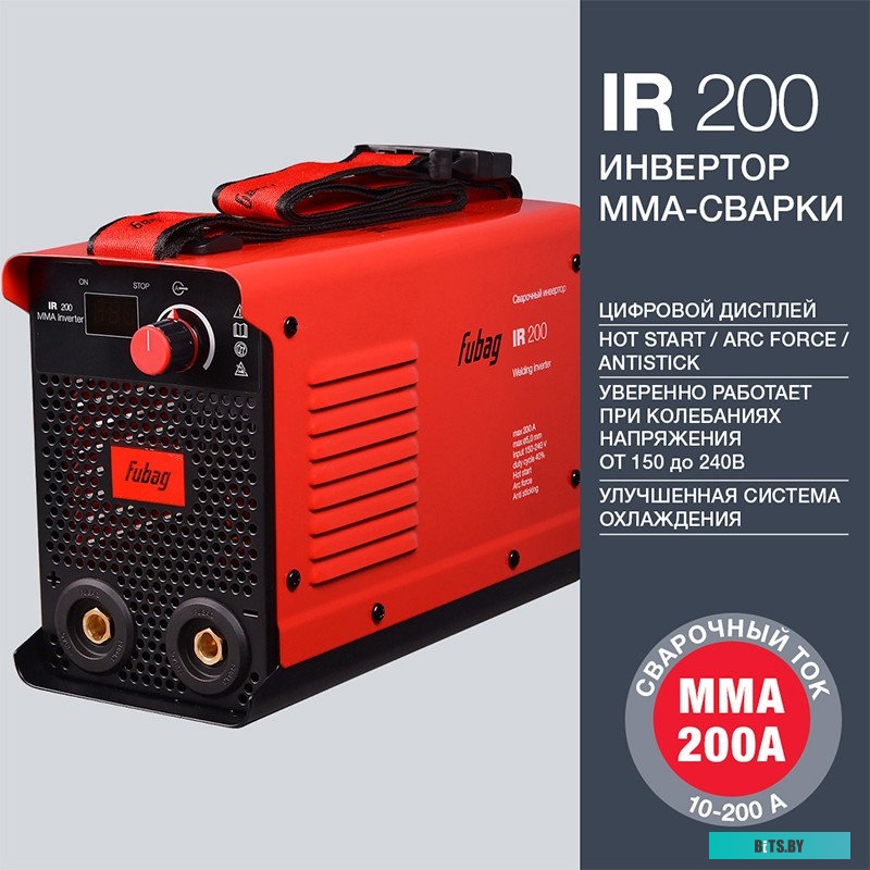 41776 Сварочный аппарат FUBAG IR 200,  инвертор [41776]