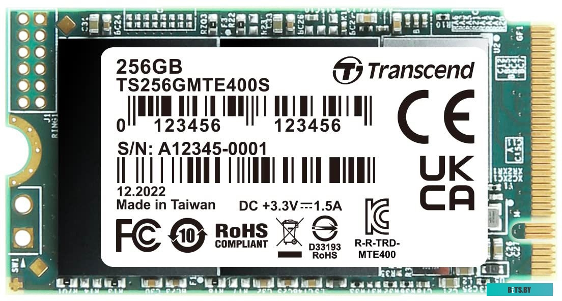 SSD Накопитель Transcend MTE400S TS256GMTE400S.