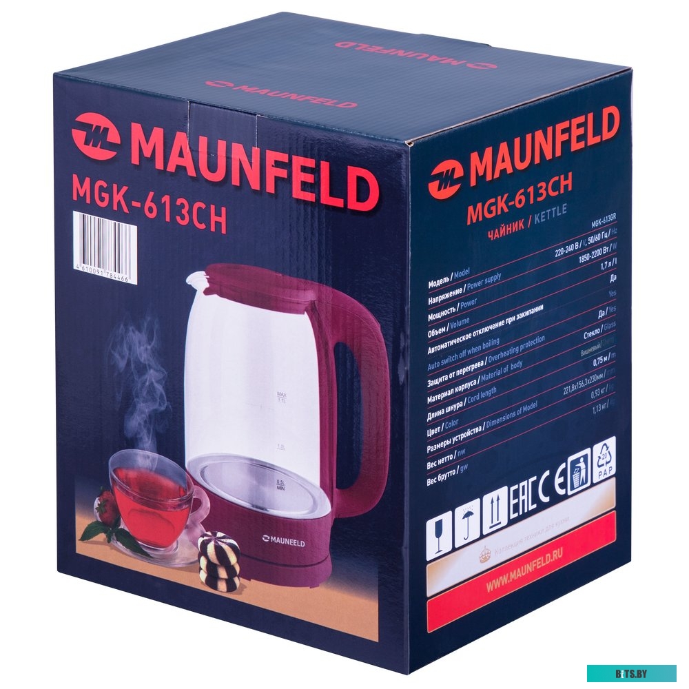 КА-00012667 Газовая варочная панель MAUNFELD EGHG.43.23CB\G,  независимая,  черный