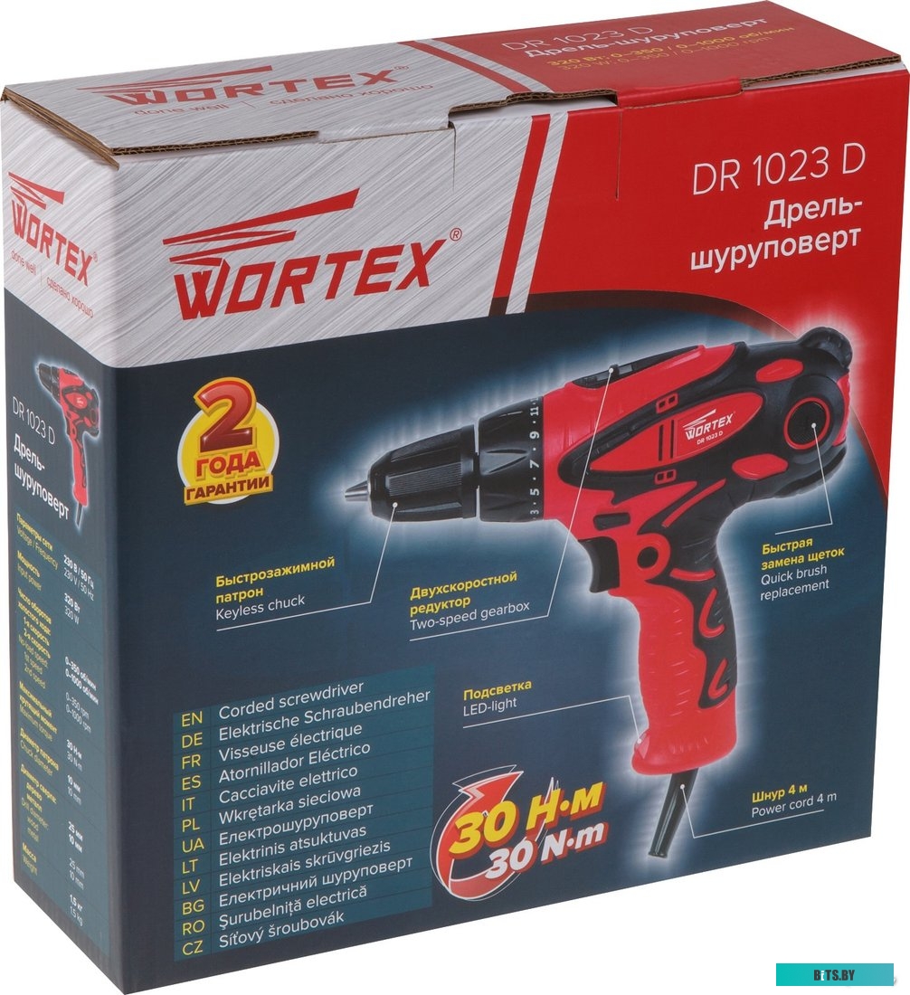Дрель-шуруповерт Wortex DR 1023 D DR1023D0029