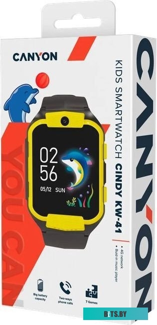 Умные часы Canyon Cindy KW-41 (желтый/черный)