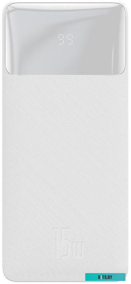 PPDML-K02 Bipow Digital Display Power bank 30000mAh 15WWhite Внешний аккумулятор Baseus PPDML-K02 Bipow Digital Display Power bank 30000mAh 15WWhite