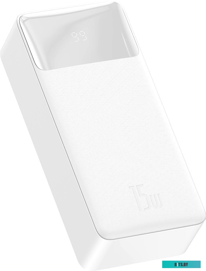 PPDML-K02 Bipow Digital Display Power bank 30000mAh 15WWhite Внешний аккумулятор Baseus PPDML-K02 Bipow Digital Display Power bank 30000mAh 15WWhite