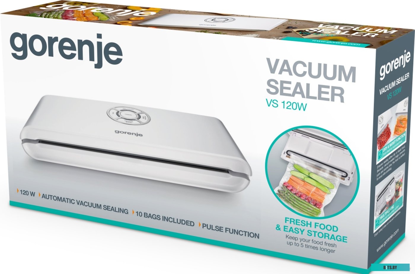 664340 Вакуумный упаковщик VS120W 664340 GORENJE