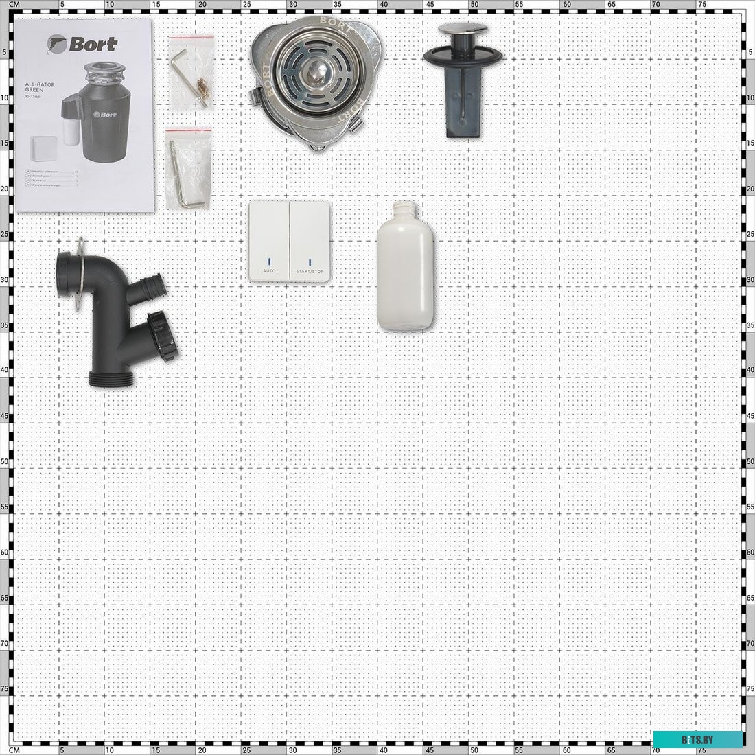 93417463 Измельчитель пищевых отходов BORT Alligator Green (93417463)
