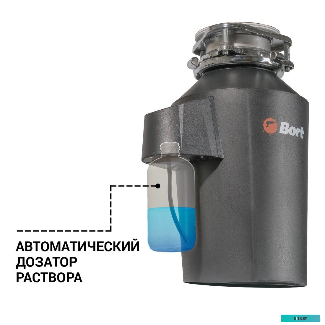 93417463 Измельчитель пищевых отходов BORT Alligator Green (93417463)