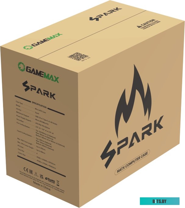 Компьютерный корпус GameMax Spark Full White