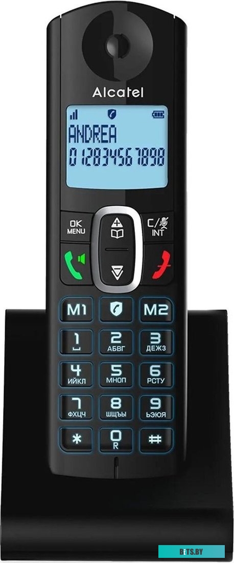 Радиотелефон Alcatel F685 RU, черный ATLB1427707