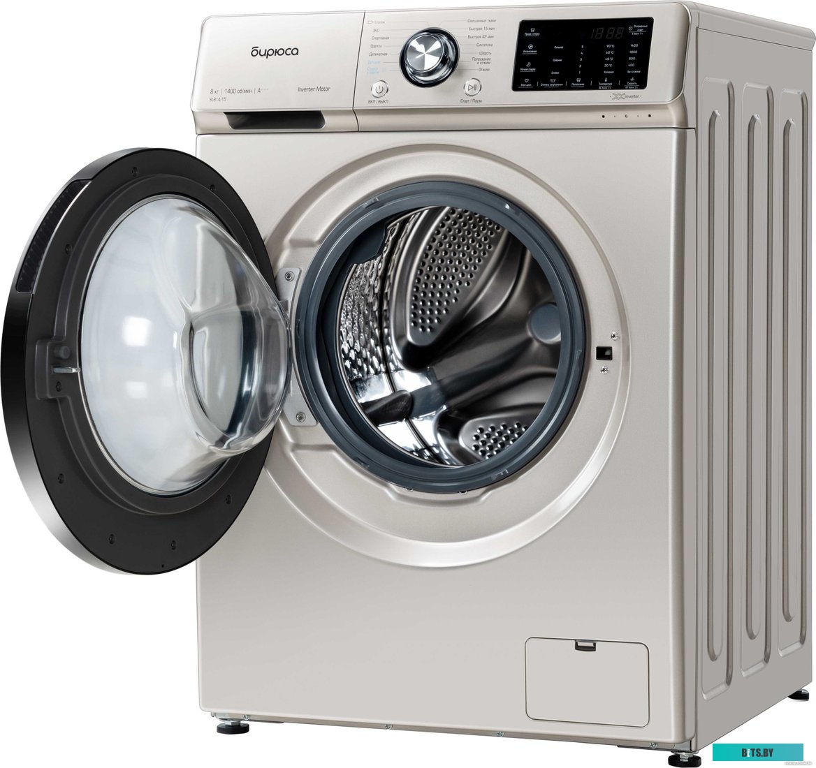 WM-SL814/15 B Стиральная машина Бирюса WM-SL814/15 B класс: A+++ загр.фронтальная макс.:8кг серебристый