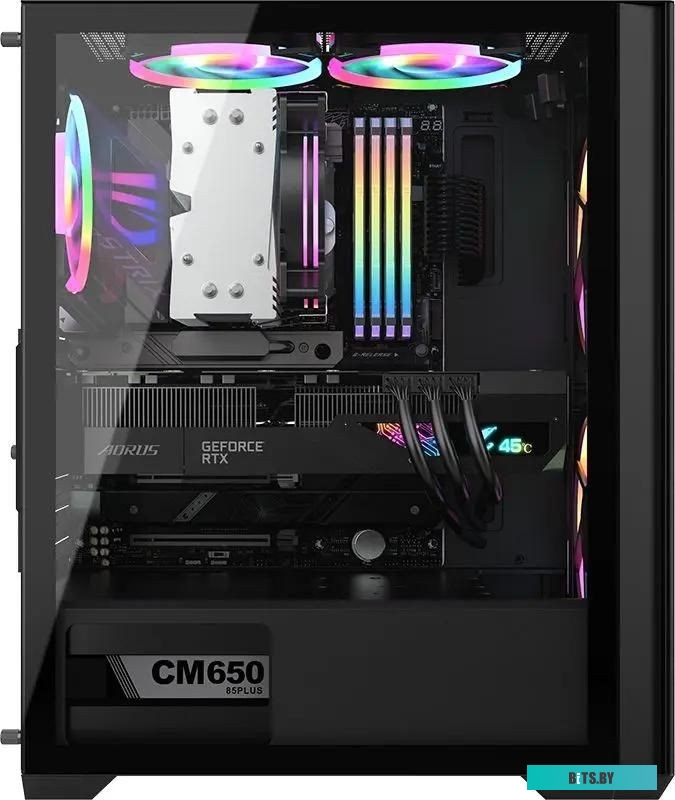 Корпус ATX Formula Air Power G5 DUO, Midi-Tower, без БП, черный