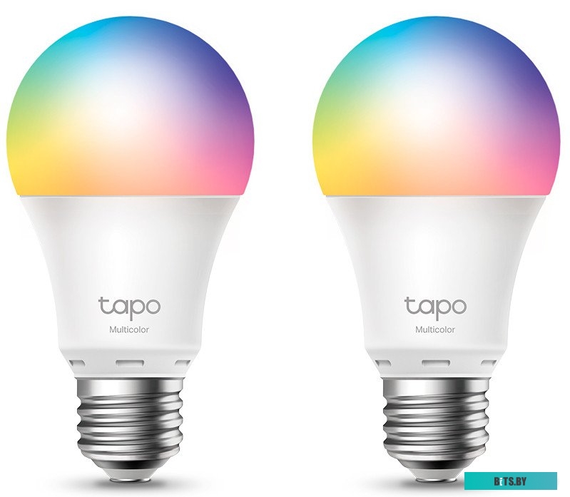 TAPO L510E(2-PACK) Умная лампа TP-Link Tapo L510E (2pack) E27 8.7Вт 806lm Wi-Fi (упак.:2шт) (TAPO L510E(2-PACK))