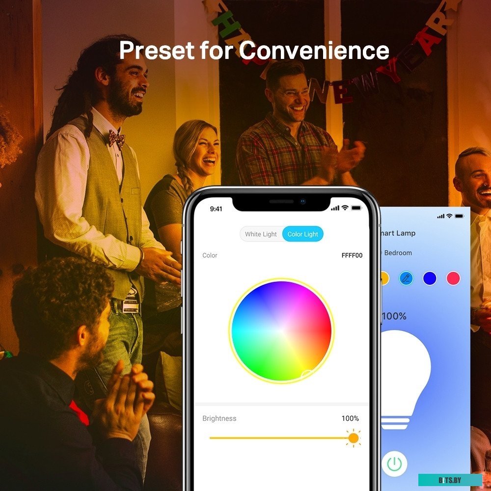 TAPO L510E(2-PACK) Умная лампа TP-Link Tapo L510E (2pack) E27 8.7Вт 806lm Wi-Fi (упак.:2шт) (TAPO L510E(2-PACK))