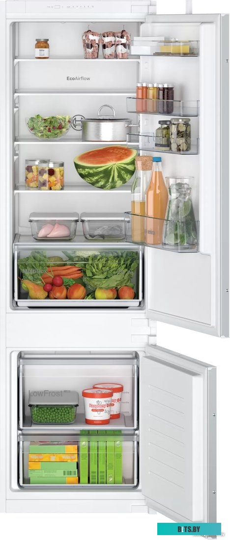 KIV87NSE0 Холодильник Bosch Serie 2 KIV87NSE0 2-хкамерн. белый