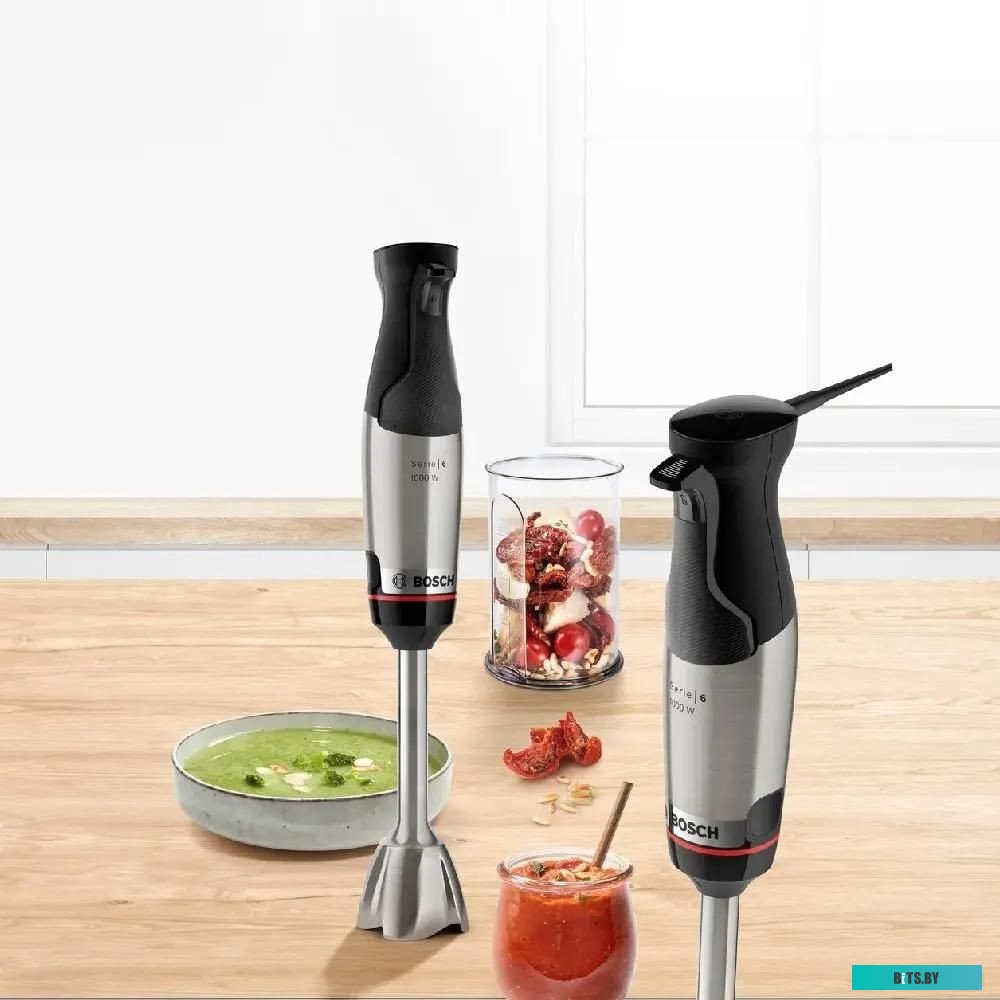 MSM6M610 Блендер погружной Bosch MSM6M610 1000Вт нержавеющая сталь/черный