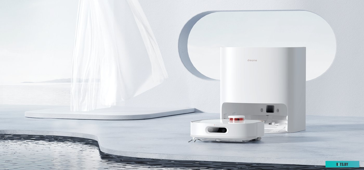 RLS6TAC Пылесос Робот W10 PRO WHITE DREAME