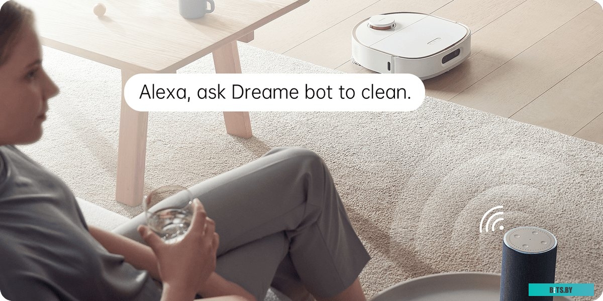 RLS6TAC Пылесос Робот W10 PRO WHITE DREAME