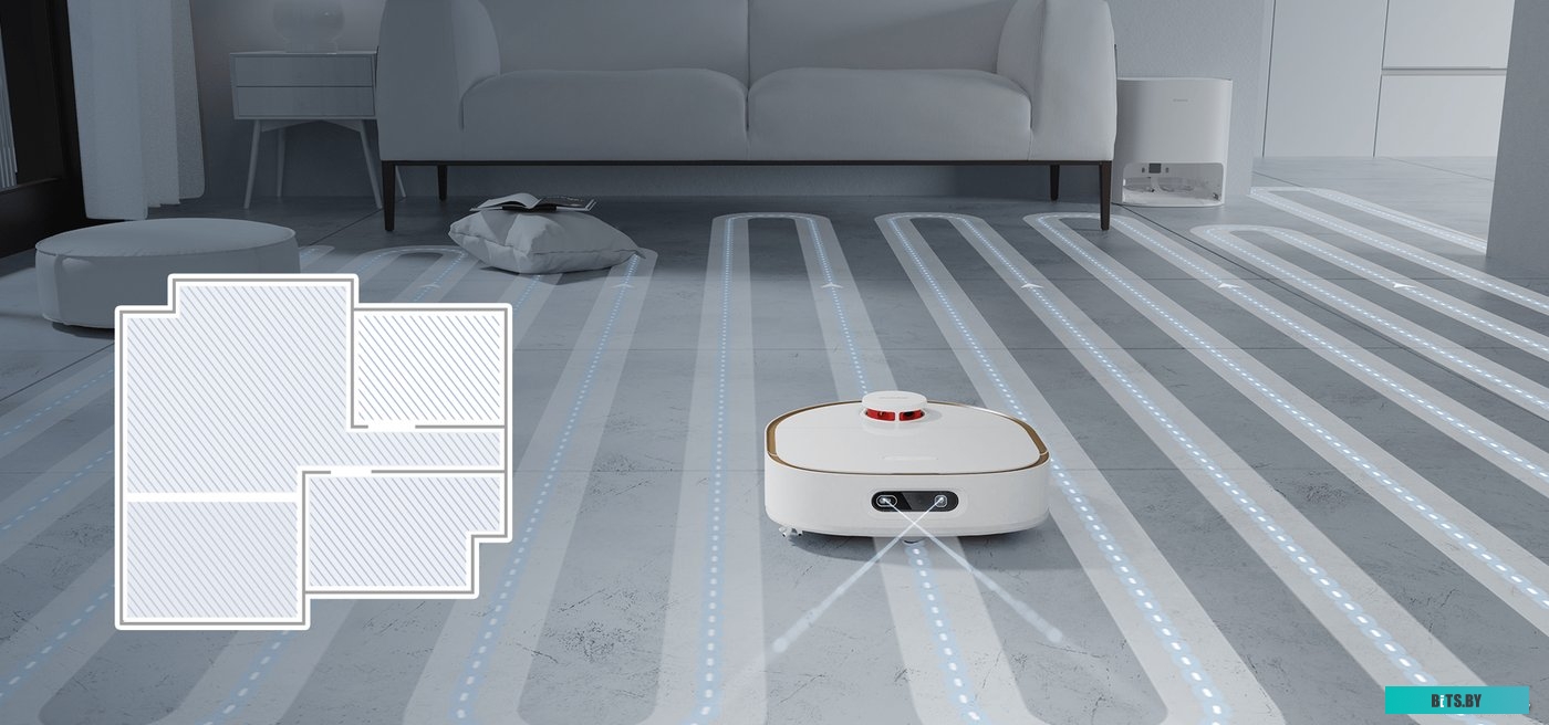 RLS6TAC Пылесос Робот W10 PRO WHITE DREAME