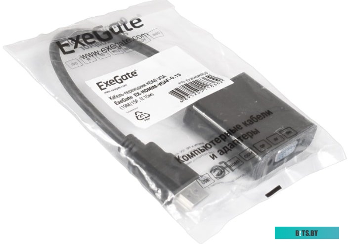 Адаптер ExeGate EX-HDMIM-VGAF-0.15 (HDMI - VGA)